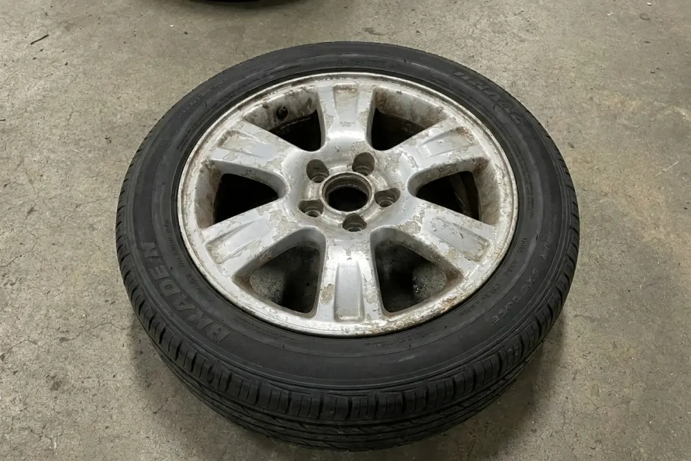 Powder coating · Silver metallic AFTER (1)