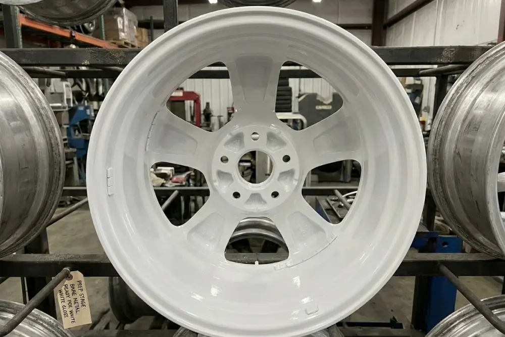 Powder coating · White gloss AFTER (1)